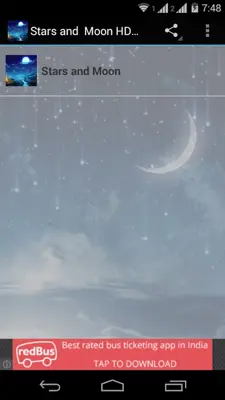 Stars and Moon HD Wallpapers android App screenshot 7